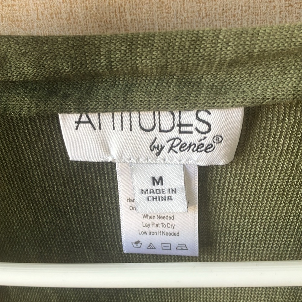 FINAL MARKDOWN Attitudes by Renee Green duster medium - Picture 3 of 4
